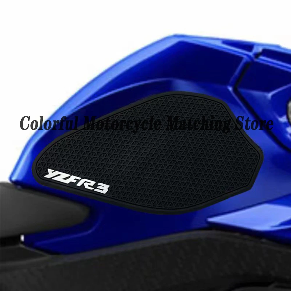 YZF-R3 NEW Motorcycle Anti Slip Fuel Tank Pad Protector Side Knee Grip Sticker Pads FOR YAMAHA YZFR3 YZF R3 2019 2020 2021 2023