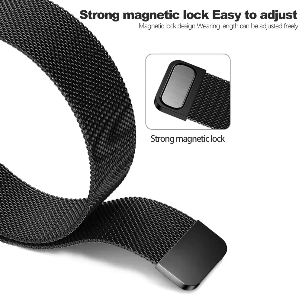 Mewhot Milanese Magnetic Stainless Steel Strap