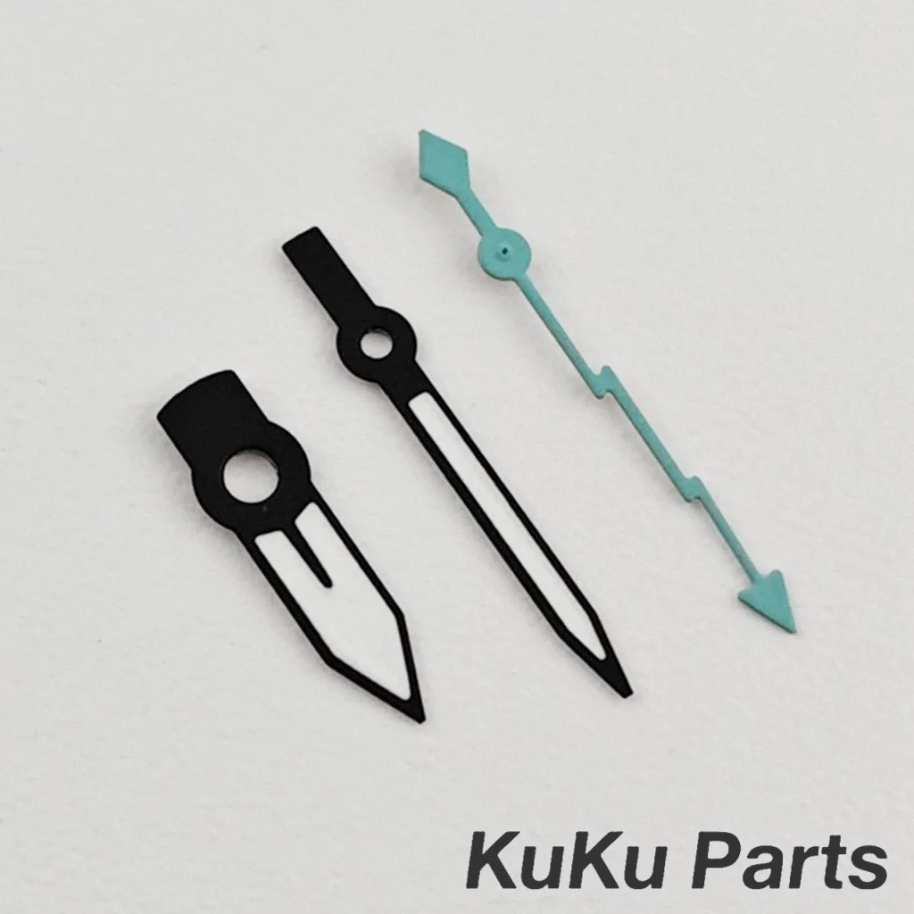 Green Super Luminous Lightning Second Hand for Watches - Precision Needle Pointer Parts