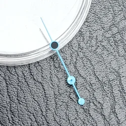 Enhanced Luminous Green Watch Hands with Personalized Second Hand (S13 light blue)