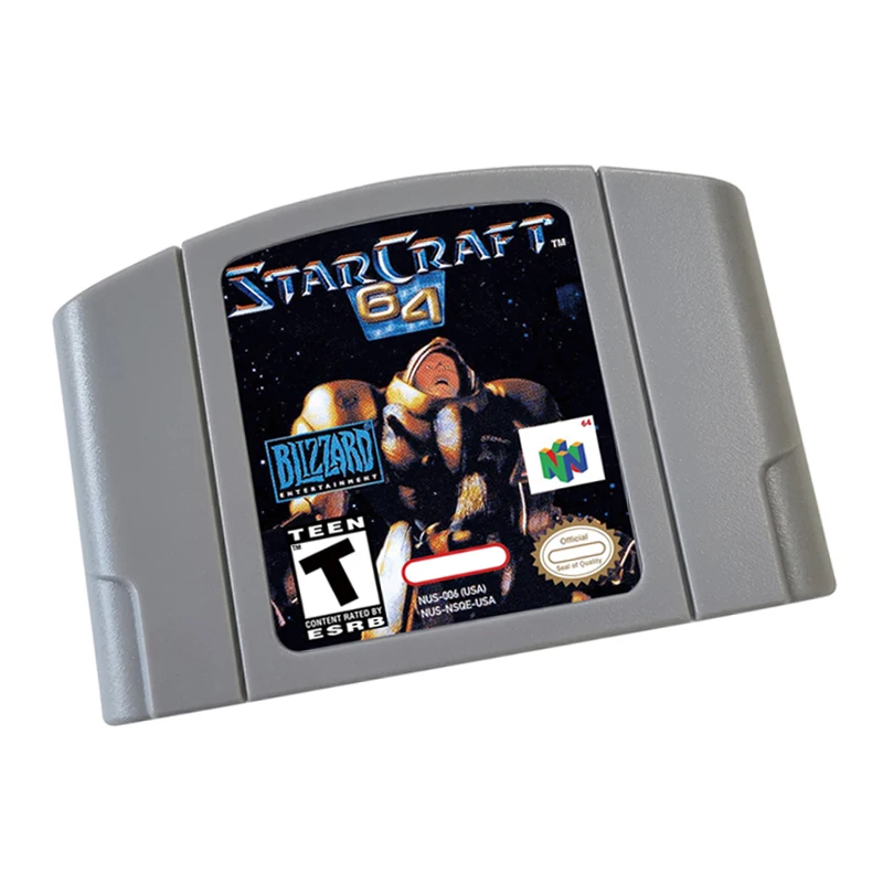 N64 games Cartridge Star craft 64 NTSC Version Retro Games reconstructed