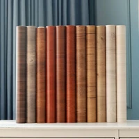 ไม้คลาสสิก PVC สติกเกอร์สําหรับตู้เสื้อผ้าตู้เฟอร์นิเจอร์กันน้ําวอลล์เปเปอร์ตกแต่งบ้าน Wall Papers 1