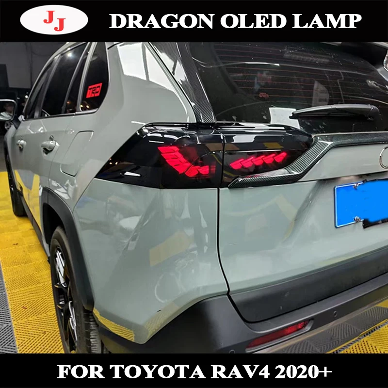 

Car Accessories taillight Dragon OLED Tail Light For toyota rav4 2020 up assemblies with turn signal