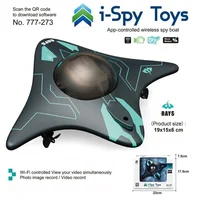 Happy Cow 777-273 Mini WIFI RC Boat App Controlled Six Links Real-time Transmission Underwater Camera Ship Photo Video Visual 1