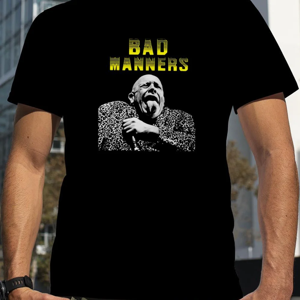 Белая футболка унисекс с ремешком «плохой Манера», все размеры 1F1253