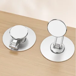 Universal Foldable Magnetic Phone Stand with 360 - Degree Rotation (Sliver)