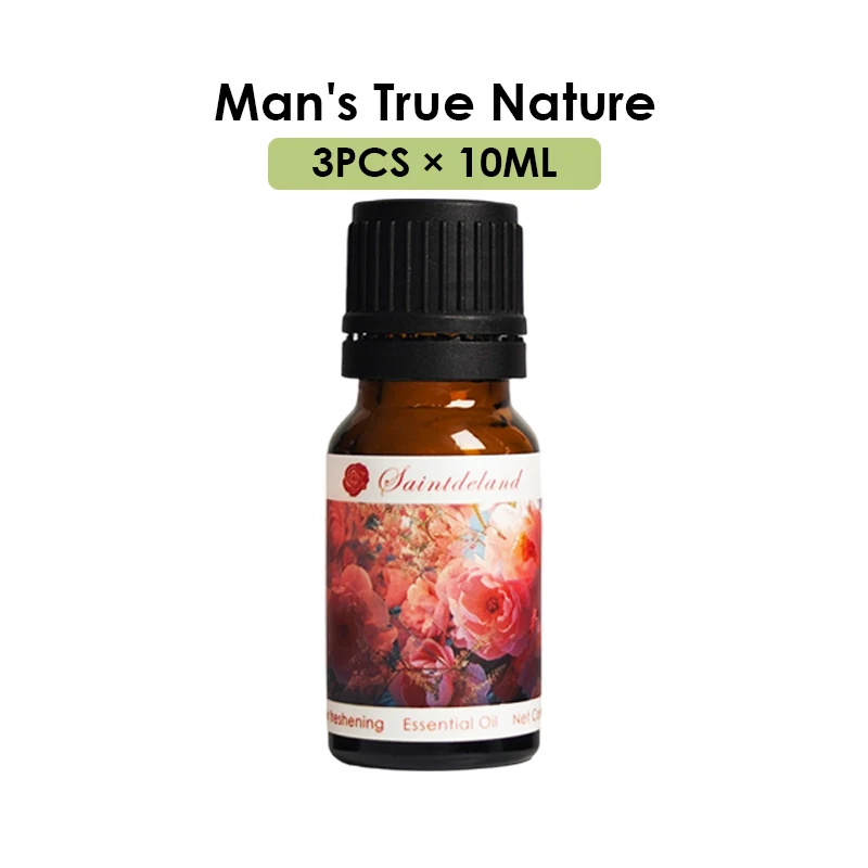 Lot de 3 recharges de 10 ml d'huiles essentielles pour diffuseur d'arômes, parfum longue durée, pour la maison et l'hôtel, avec diffuseur à bâtonnets._voghion.com