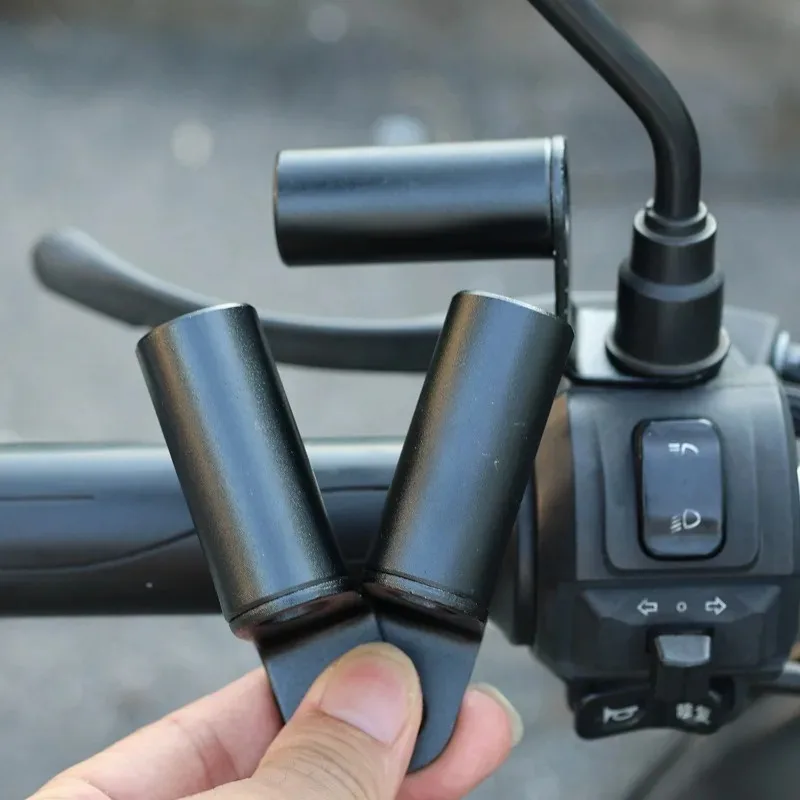 Motorcycle Phone Holder Handlebar Stand Bike Rear View Mirror Mount Extender Security Quick Lock Support Telephone Stand