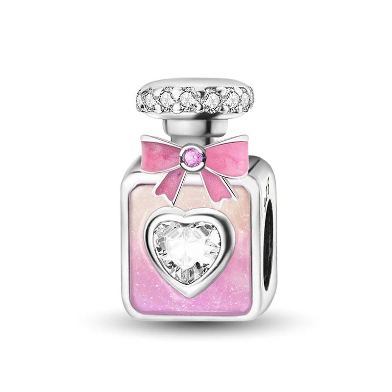 MyGiftHome 925 Sterling Silver Love Heart Charms