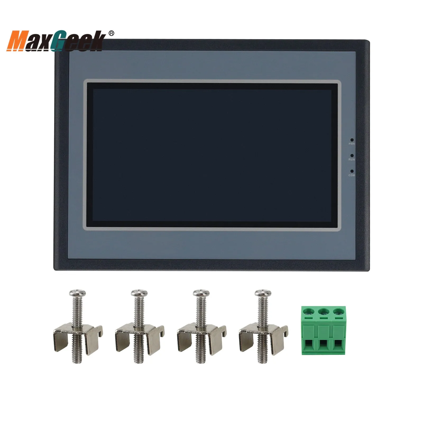 

Maxgeek 7-дюймовый 800x480 резистивный сенсорный экран, промышленная лампа с двойным последовательным портом (COM2 RS485)