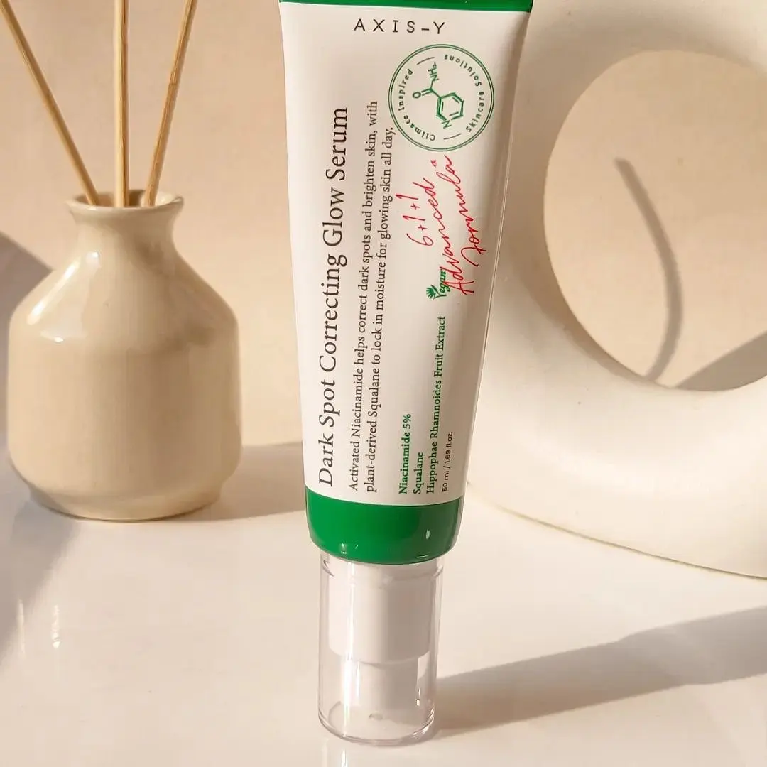 50ml Axis-Y Dark Spot Correcting Glow Serum Effectively Improves Dull Face Moisturizing Whitening Brighten Gently Soothe Essence