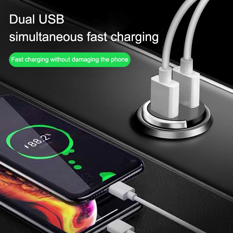 200W mini car charger fast charging for iPhone QC3.0 mini PD USB Type C car mobile phone charger for Xiaomi Samsung Huawei - Image 2