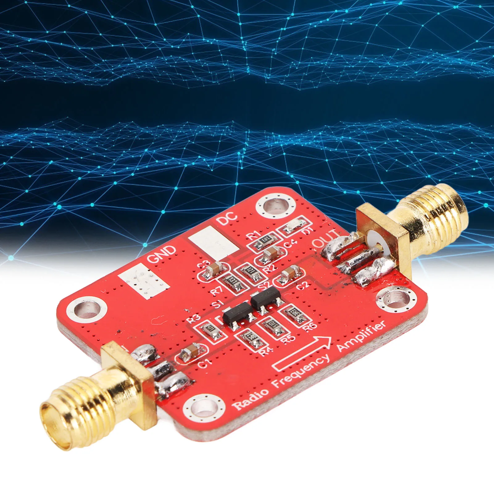 고주파 고이득 RF 광대역 증폭기, 10KHz-100MHz RF 광대역 증폭기, 10KHz-100MHz