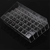 Transparent arylic Trapezoid Lipstick Holder Cosmetic Organizer/display/holder Organizer Stand 5