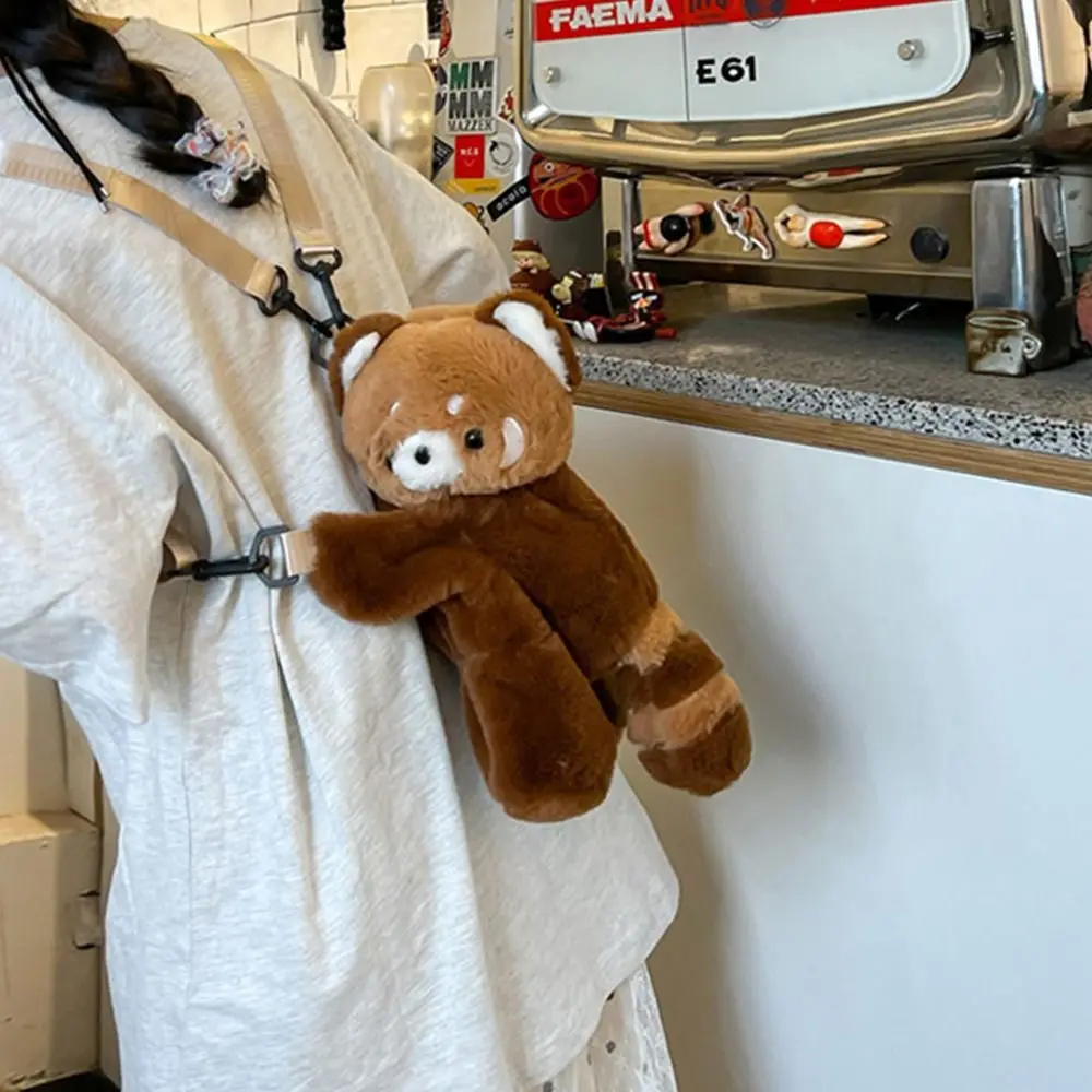 Portable Raccoon Crossbody Bag Large Capacity Children School Bag JK Lolita Animal Shoulder Bag Girls