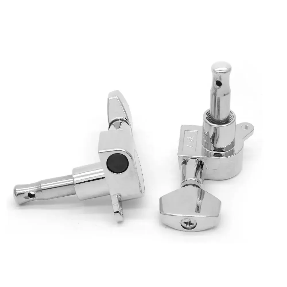 Metal Guitar String Tuning Pegs 3L3R Configuration Totally Closed Classical Guitar Tuners Keys Machine Head Knob Tuning Pegs