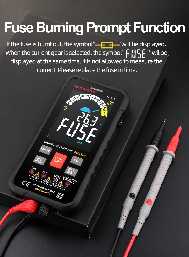 Habotest HT127B Digitális Univerzális Multiméter - 11 940 Ft - Foto 10