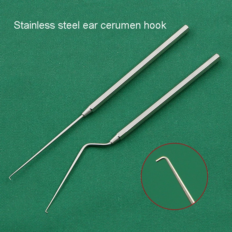 

Cerumen hook ear-picking iron hook adult ear hook needle professional ear-picking baby and child doctor hook hard earwax tool
