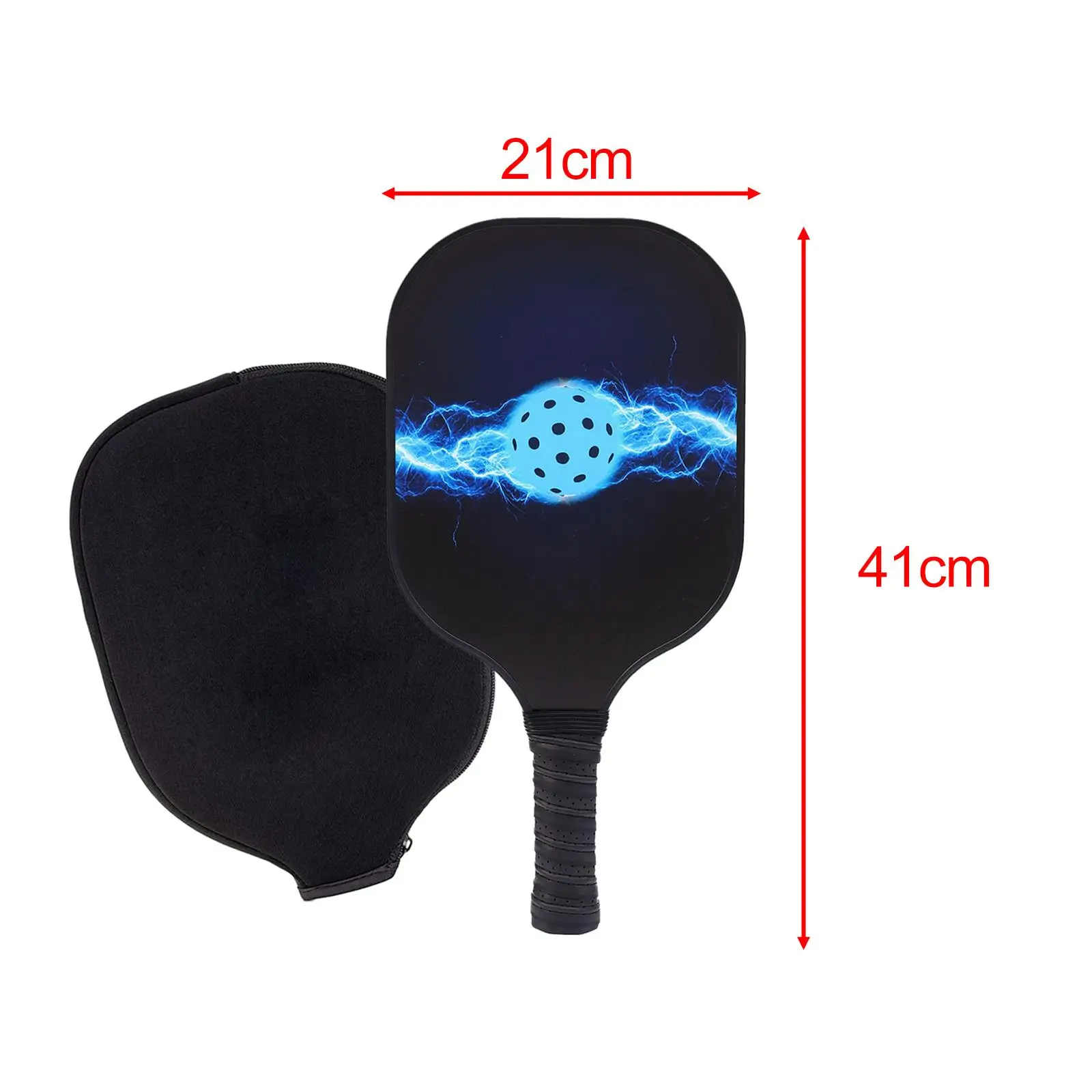 Pickleball Paddle and Storage Bag, Portable Pickleball Paddle with Ergonomic