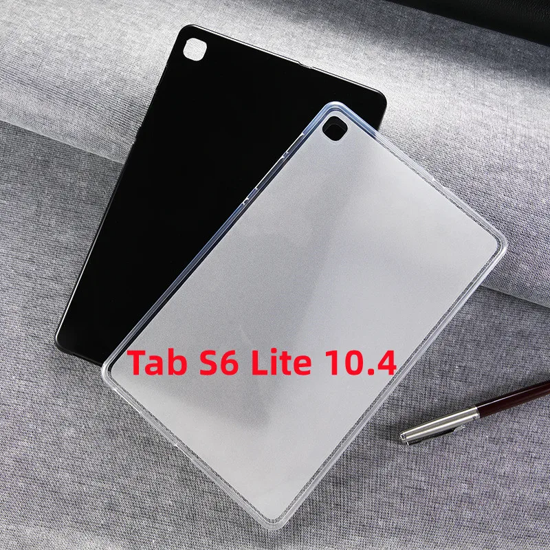 Capa Transparente para Samsung Galaxy Tab s6 Lite 10.4 2023 2023 Sm-p610 P615 Sm-p613 P619 Tpu Silicone Volta Tablet Case