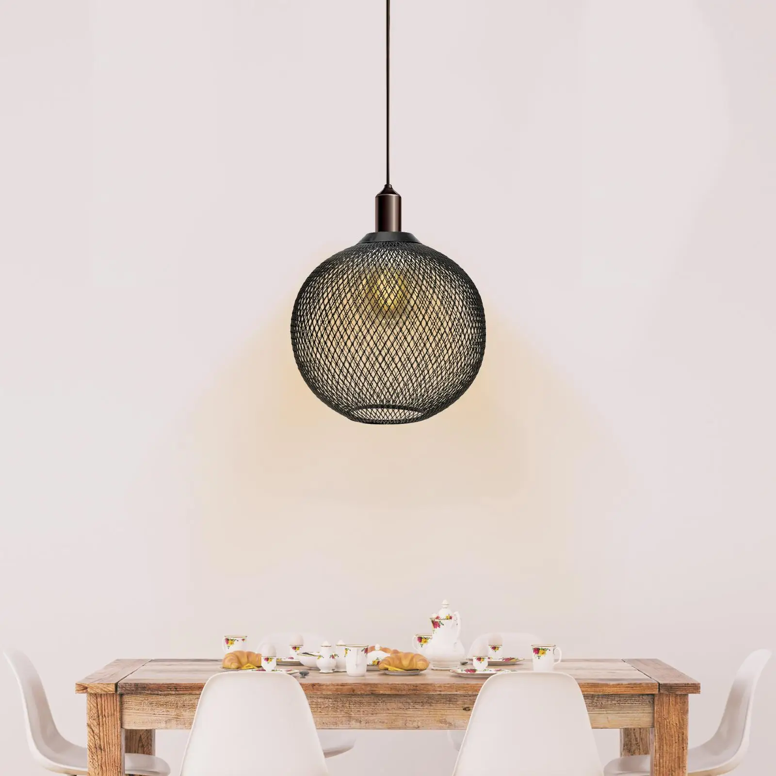 Iron Wire lampshade Hollow Out Metal Pendant Lamp Shade Cover Chandelier for Living Room Shade Creative Lampshade Decoration