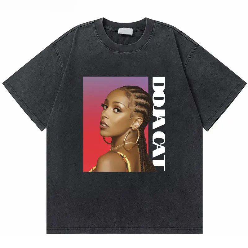 Camiseta Oficial Doja Cat 'Planet Her' - Negro, Talla XL, Algodón 100%