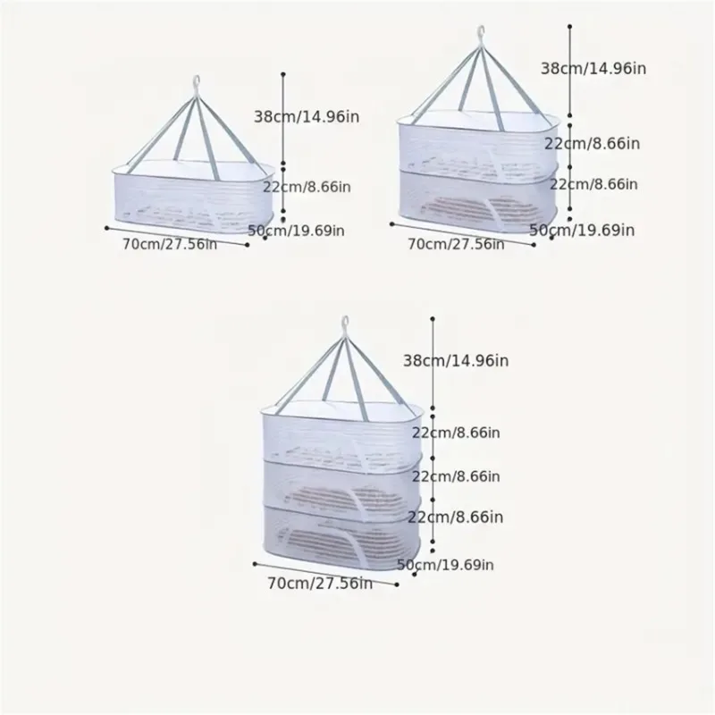 Drying Net Anti-mosquito Drying Fish Net Strong and Durable Dry Goods Net Drying Salted Fish Drying Drying Artifact 6
