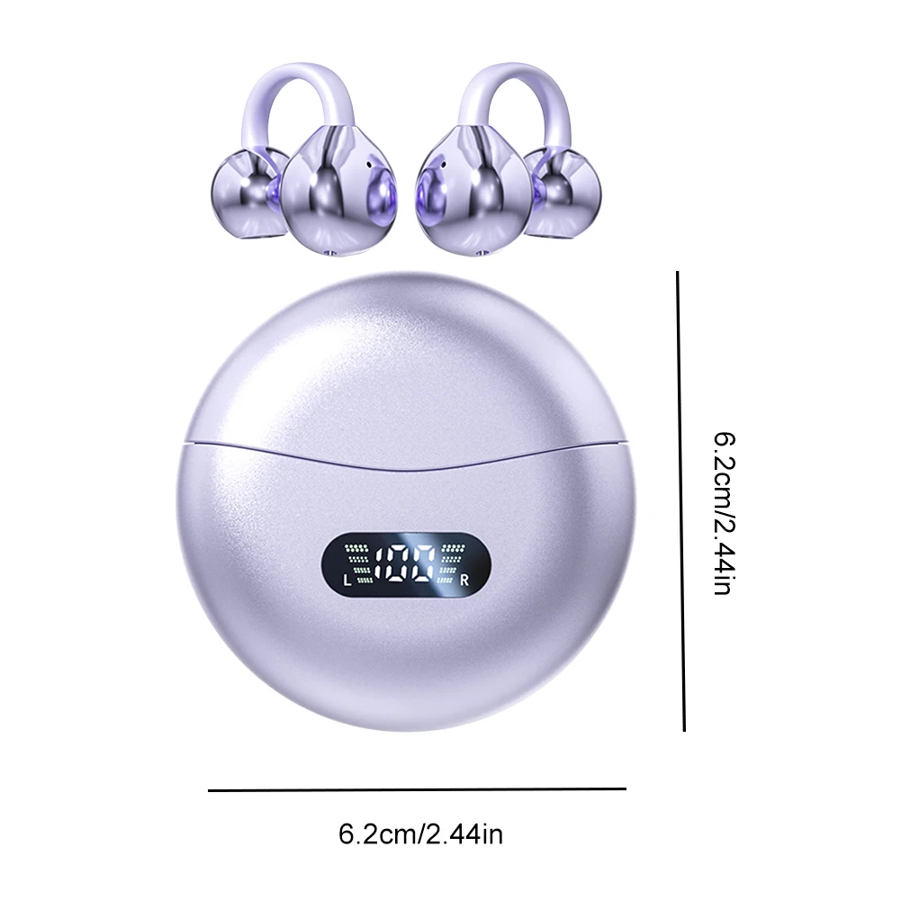 M79 M91 Translator Earbuds Open Ear Clip Earbuds 144 Languages Real Time Translator Headphones Wireless Bluetooth 5.4 Earphones Translator Earbuds Translator Earphones