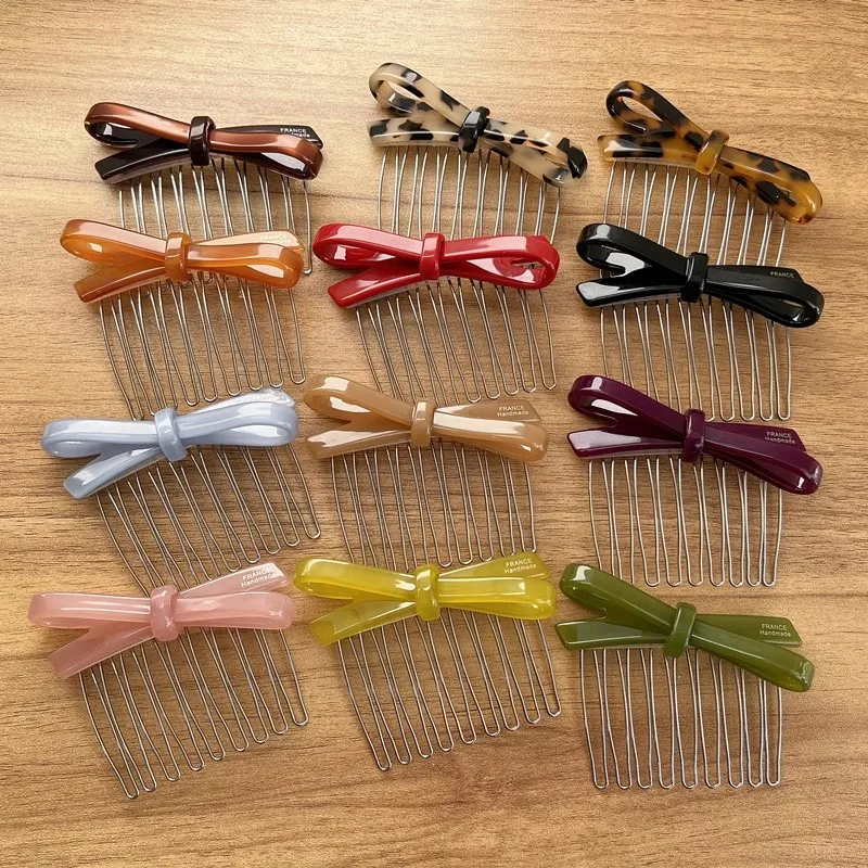 كوريا الجنوبية فرنسا القوس دبوس الشعر الأميرة رئيس مقلوب مشط القرص الشعر الكرة رئيس الجانب دبوس الشعر