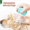 Bathroom Puppy Big Dog Cat Bath Massage Gloves Brush Soft Safety Silicone Pet Accessories for Dogs Cats Tools Mascotas Products 2