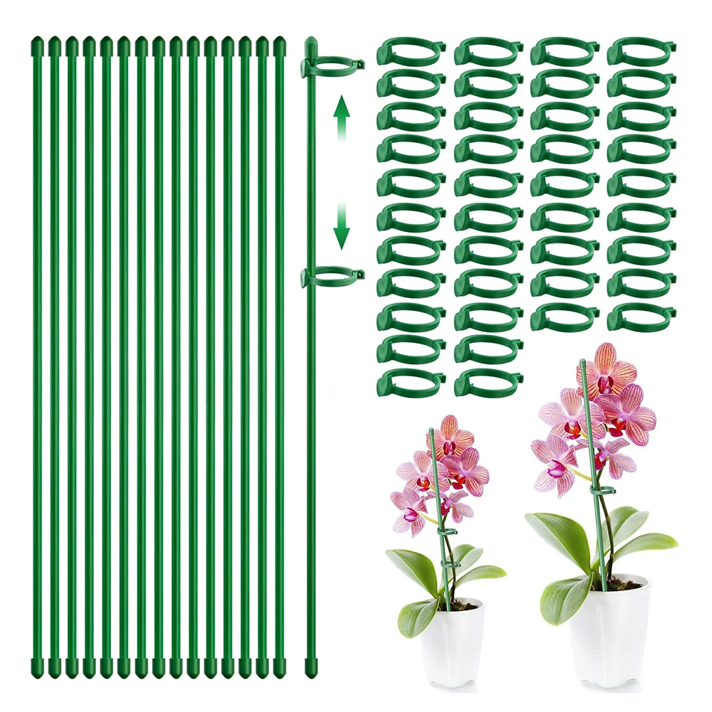 

15pcs Plant Flower Potted Support Stand Holder Stake Stander Fixing Tool Gardening Supplies Shrub For Orchid Bonsai Plant Stakes