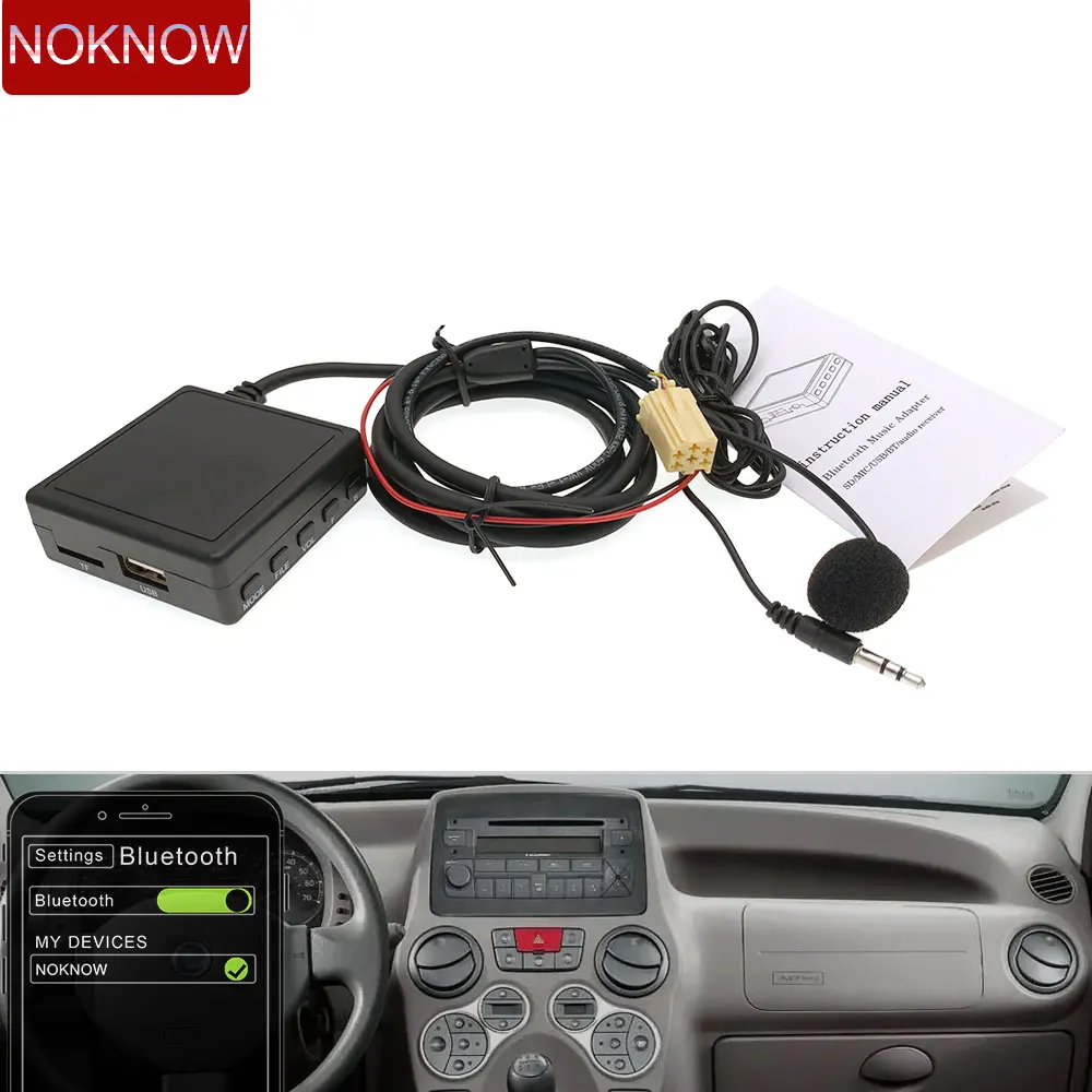 BlueMusic Bluetooth Audio Handsfree-set Fiat Alfa Romeo Maserati Blaupunkt