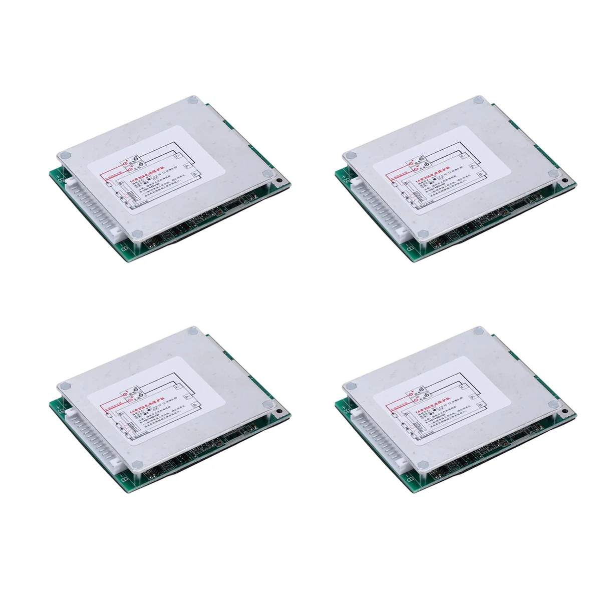 

4X 14S 52V 35A Li-Ion Lipolymer Battery Protection Board BMS PCB Board with Balance for EBike EScooter