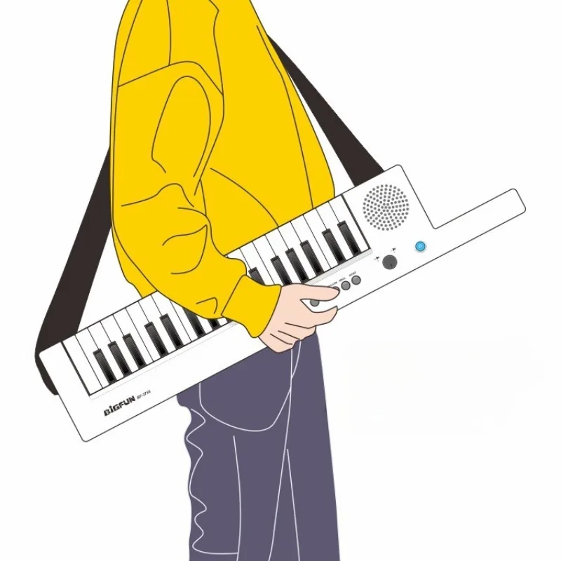 Electronic Piano 37 Keys Children Beginners Practice Interest Cultivation Electronic Organ Creative Gift Toy Musical Instrument