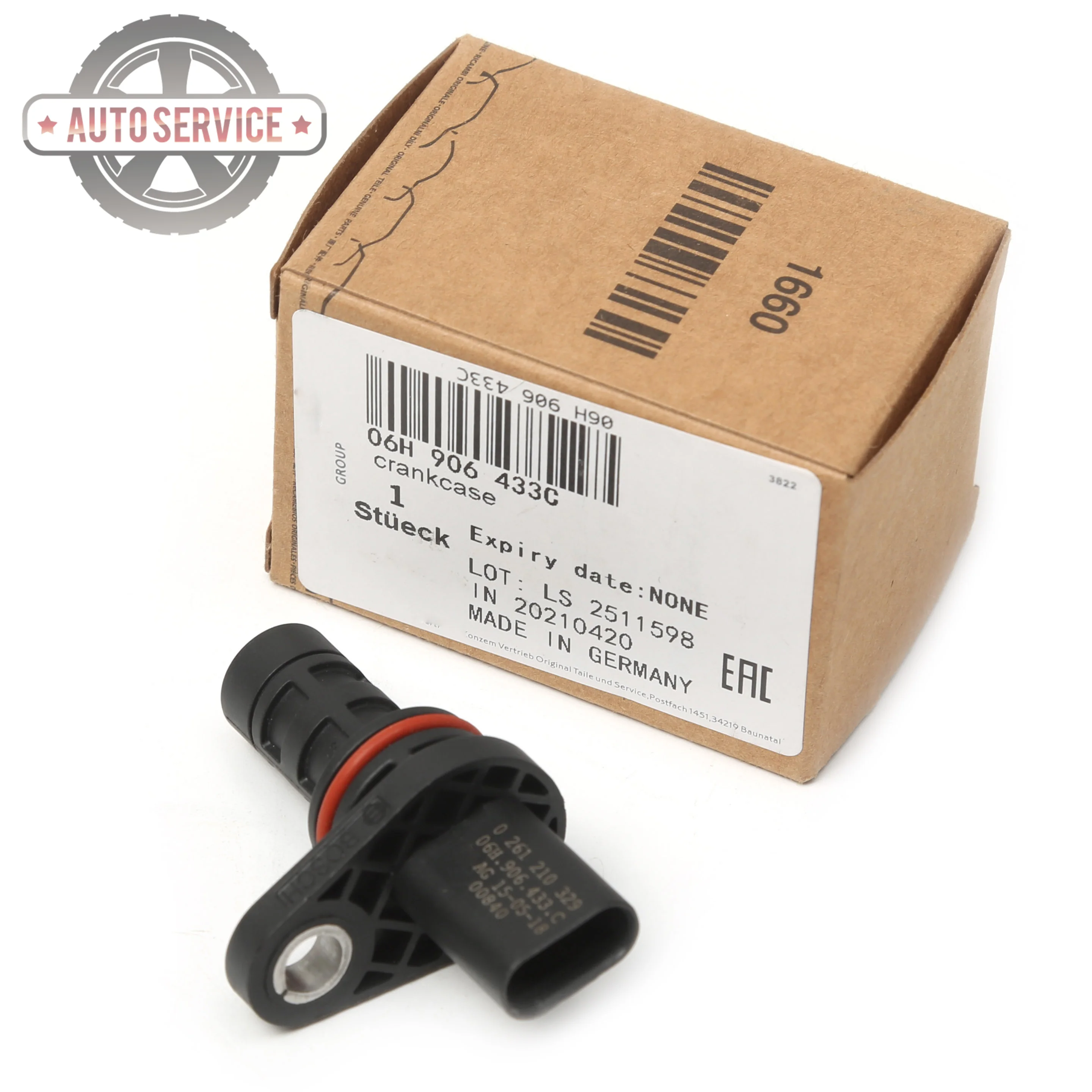 

06H906433C Car Crankshaft Position Sensor For Volkswagen Golf Passat Polo Tiguan Audi A4 A7 Sportback TTS Coupe Skoda Seat Ibiza