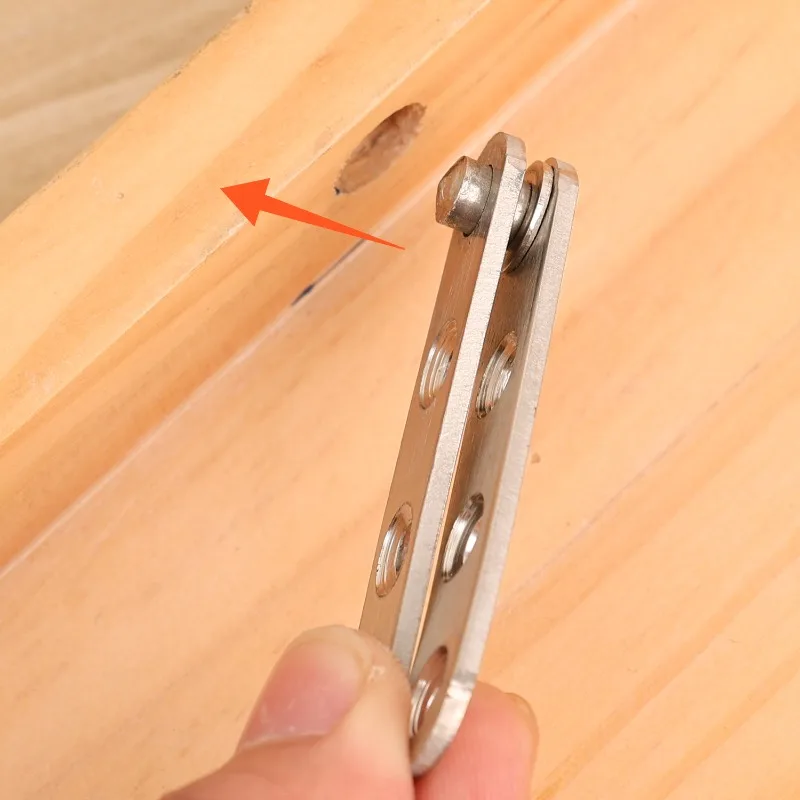 Easy Install 360° Rotating Stainless Steel Invisible Door Hinge