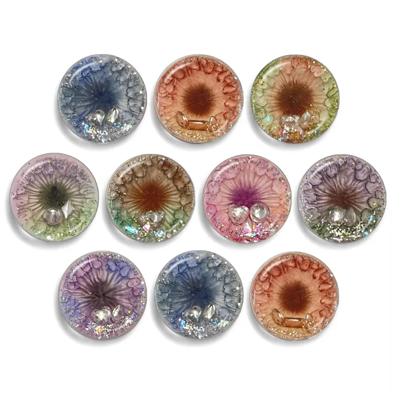 14mm-30mm Niedliche Muster-Augenchips Passend für Blythe-Puppen Super Pupil Glas-Cabochons Zubehör Großhandel 10 Stück/Beutel