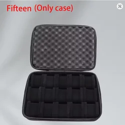 Men's Watch Organizer - Portable Travel Case with Anti - Move Display Holder - 5 slots (B)