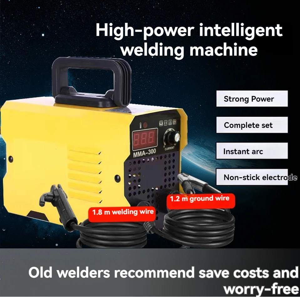 Welding Machine Portable Iron Welding Machine Manual Metal Arc Welders Equipped with Display Screen Home Handmade