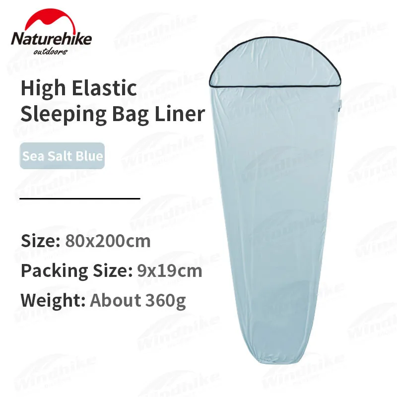 80x200 cm Outdoor Portable Single Sleeping Bag Liner Inner Sheet High Elasticity 