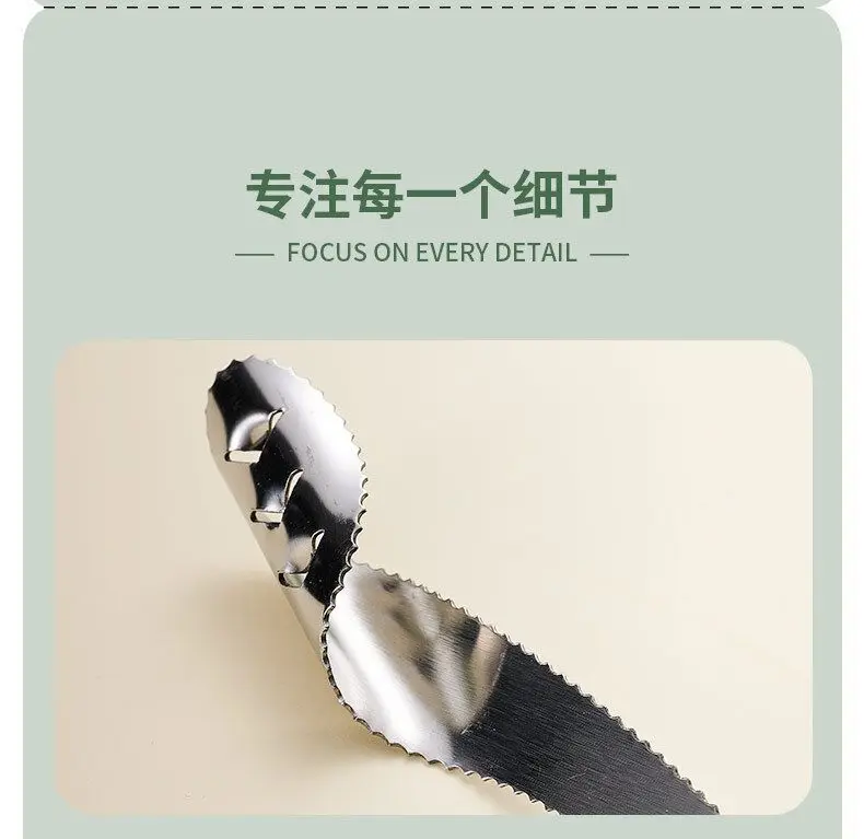 Description Picture 4 of itemStainless Steel Corer Chili Corer Bitter Gourd Seed Remover Core Digging Knife Green Pepper Cutter Seed Digging Tool Kitchen