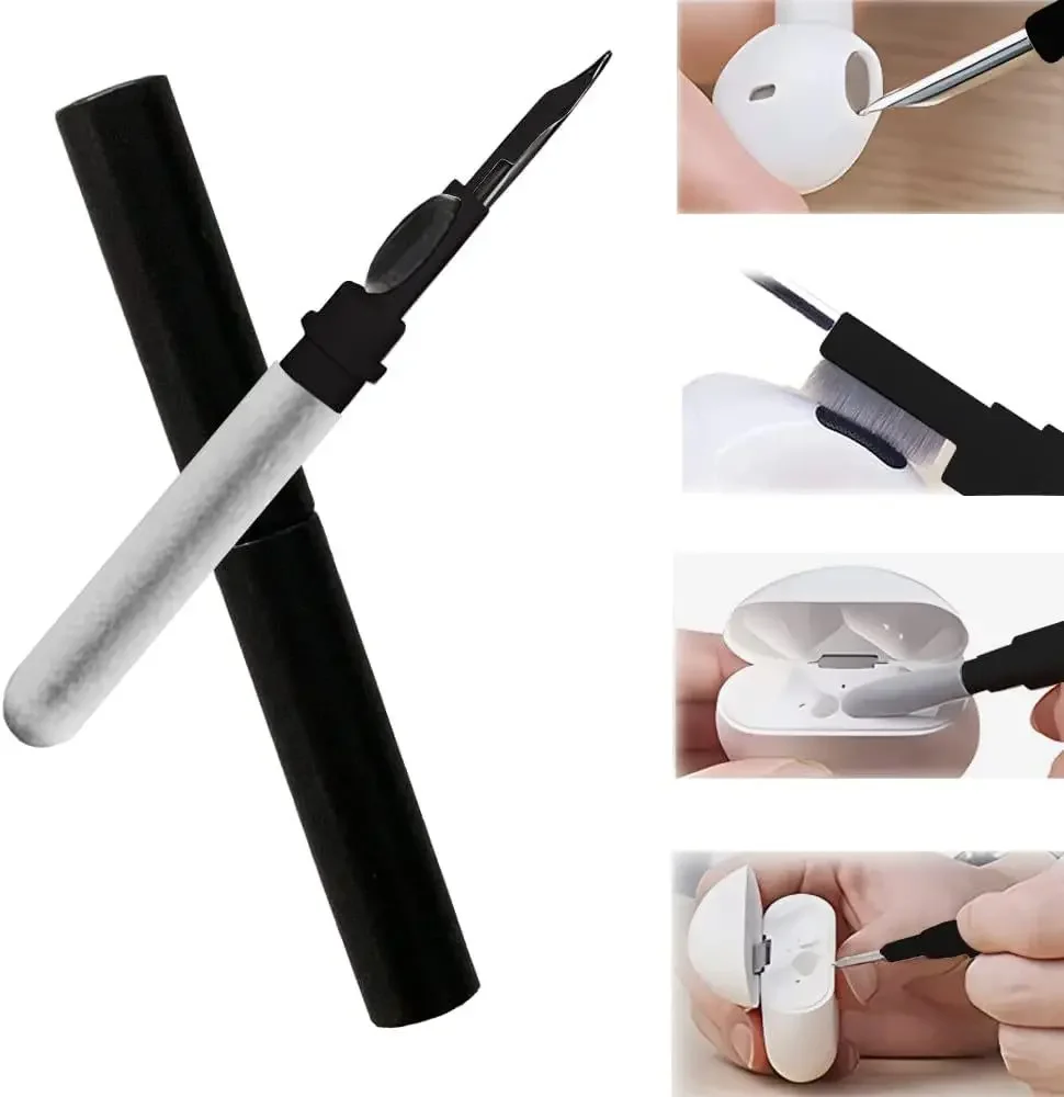 Bluetooth Earphone Cleaner Kit with Cleaning Pen and Brush Tool