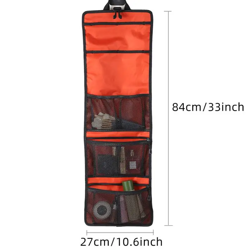 1개 접이식 경량 암벽 등반 나무 작업용 동굴 탐험 퀵드로 슬링 카라비너 후크 장비 컬렉션 정리 가방