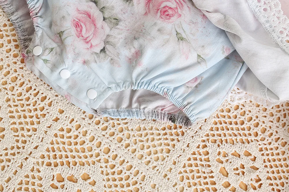 Baby Girls Lace Camisole One Piece Bodysuit