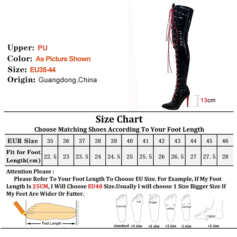 High-Top Solid Color Over Knee Boots Fashion Pointy Toe Black Spring Autumn Banquet Unisex Boots Thigh High Women Party Shoes