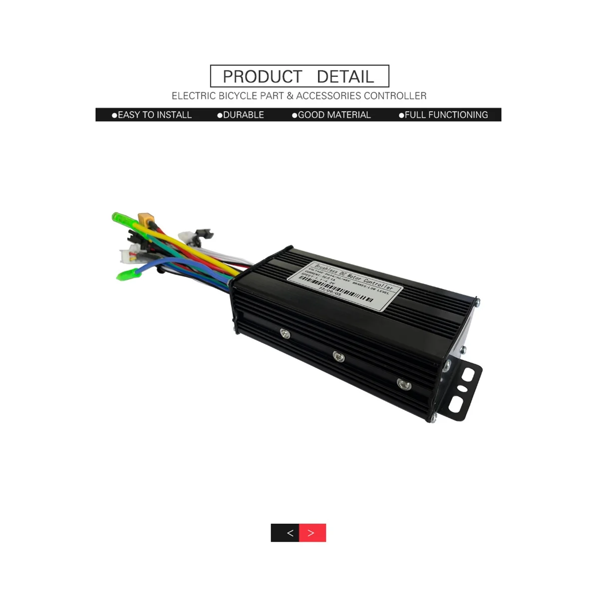 24V/36/48V E-Bike Onda Sinusoidale 26A 500/750W Sm Controller Brushless A Tre Modalità Scooter Elettrico Accessori Per Biciclette Elettriche