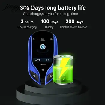 Keyforkess K911 PKE Keyless Entry System Smart LCD Key per Maserati Style per BMW Lexus Audi VW Ford Jeep funziona con il telefono cellulare - Jingyuqin K911 PKE Keyless Entry System Smart LCD Key per Maserati Style per BMW Lexus