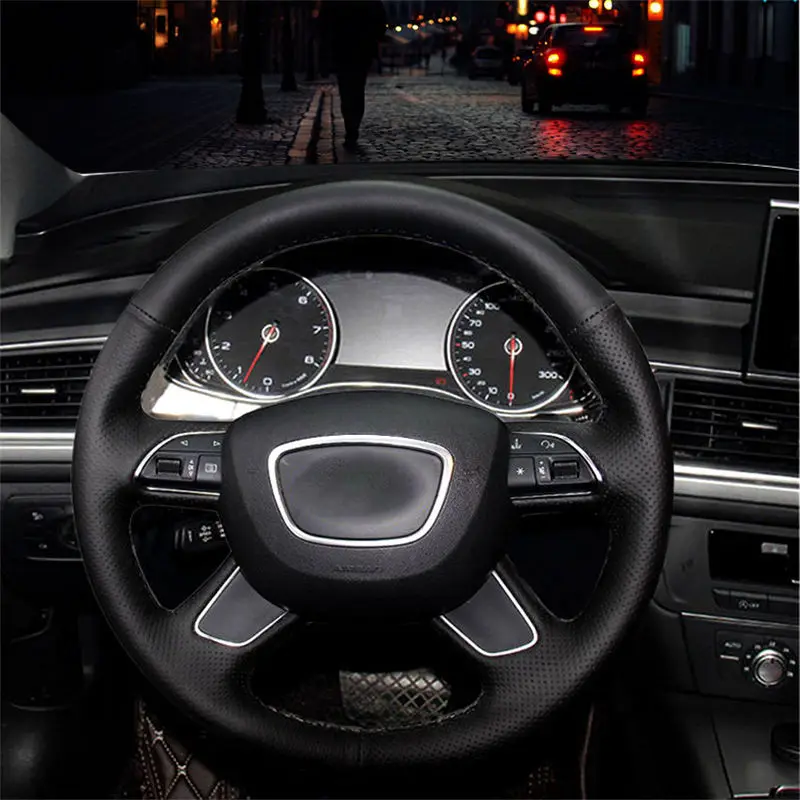 Treccia Per Auto Personalizzata Sul Coprivolante Per Audi A3 8V Sportback A4 B8 Avant A6 C7 A8 D4 Q3 8U Q5 8R Q7 4L
