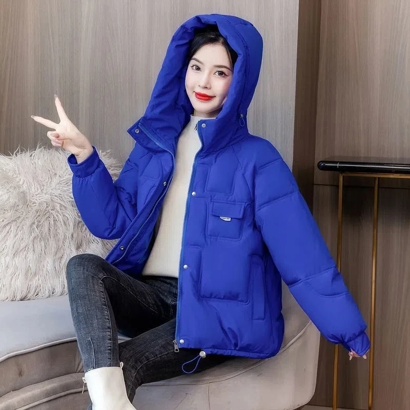 

Пуховик женский с капюшоном, х/б, на зиму