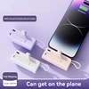 Xiaomi 20000mah Mini Power Bank 2 In 1 Capsule Portable Fast Charger External Battery Plug Play Type-C For Iphone Huawei 3